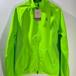 Nike Air Jordan Sport JAM Men Warm-Up Jacket Electric Green Sz Small HF9885-358